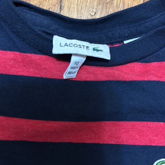 Lacoste boys top size 10 - Picture 2 of 4